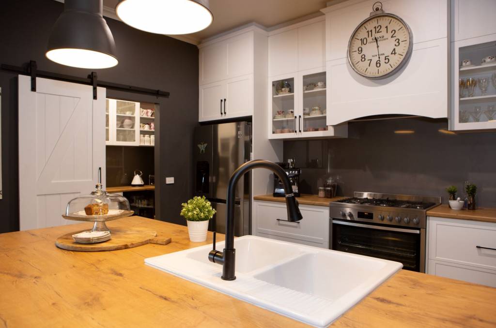 Kitchen with Butler and laundry combined